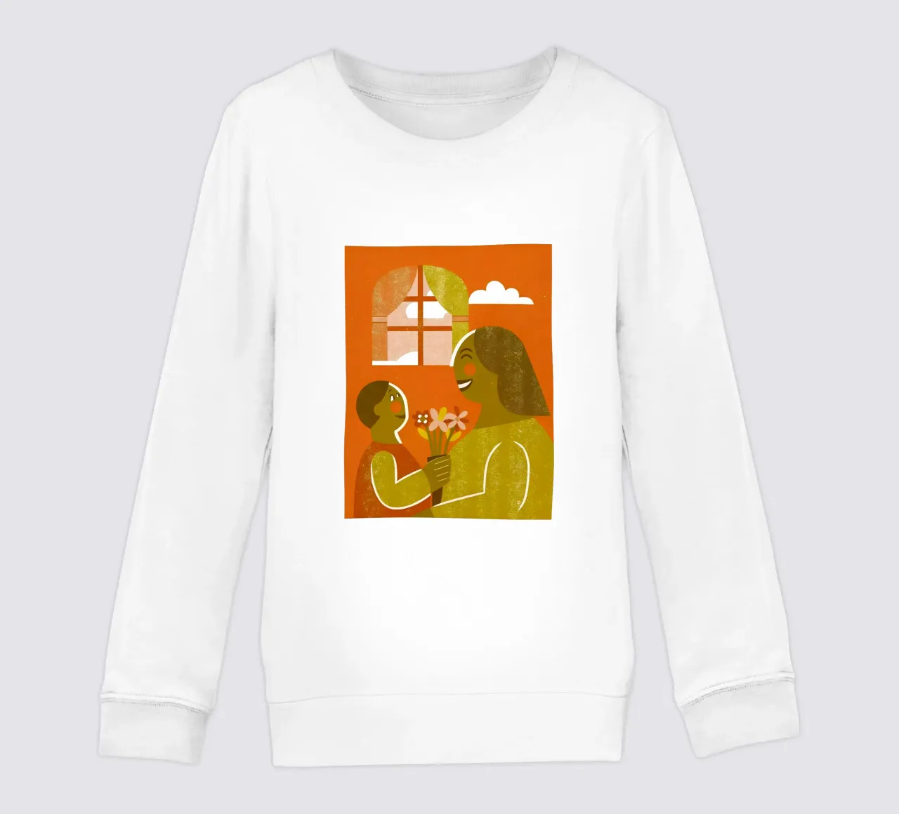 Madre e figlio retro pop felpa bambino da THE LATEST SHOP