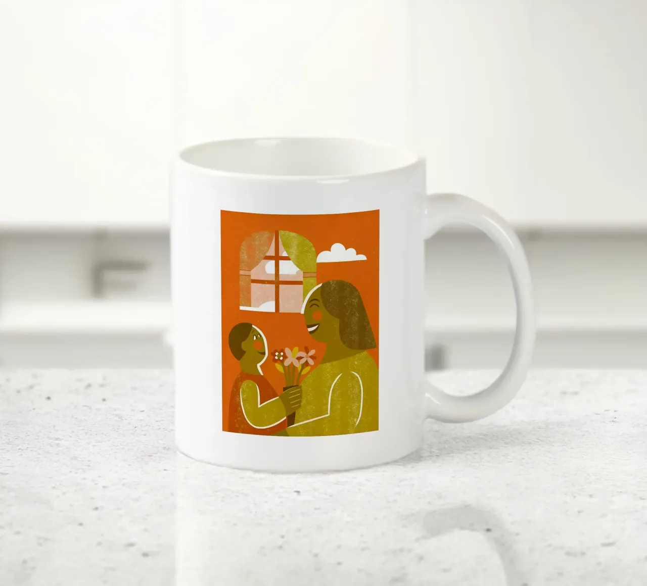 Madre e figlio retro pop tazza in ceramica da THE LATEST SHOP