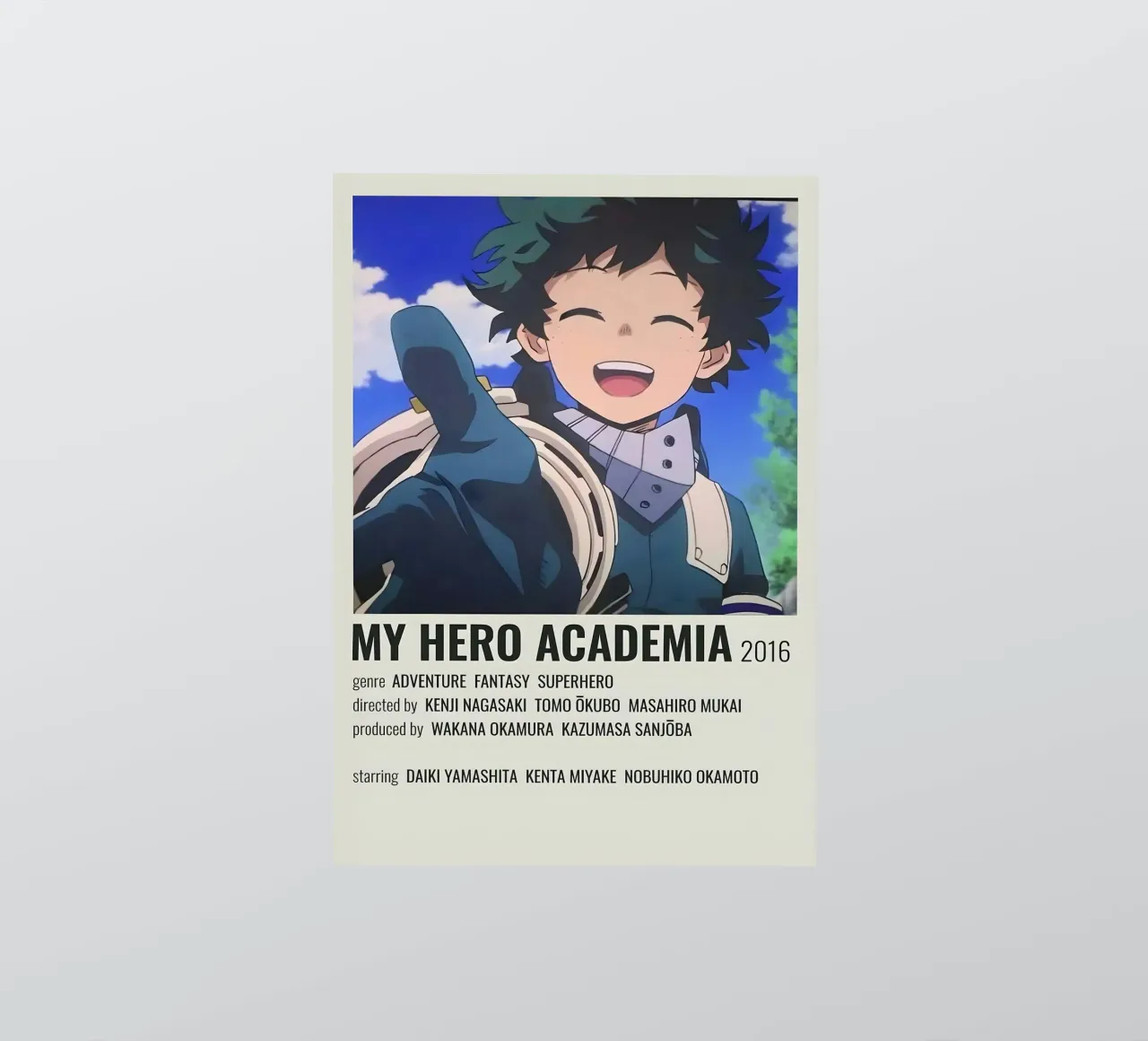 MY HERO ACADEMIA 2016 sticker by Totoya