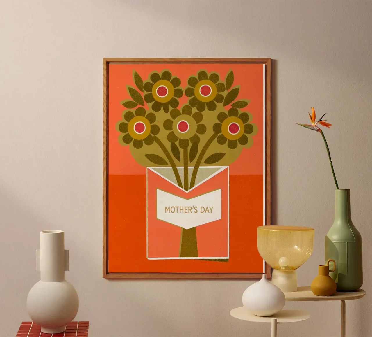 Festa della mamma Retro Pop alluminio dibond da THE LATEST SHOP