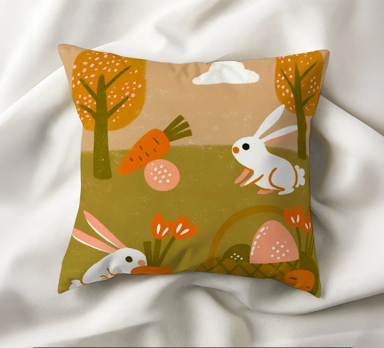 Coniglio e Wartel Retro Pop cuscino da THE LATEST SHOP