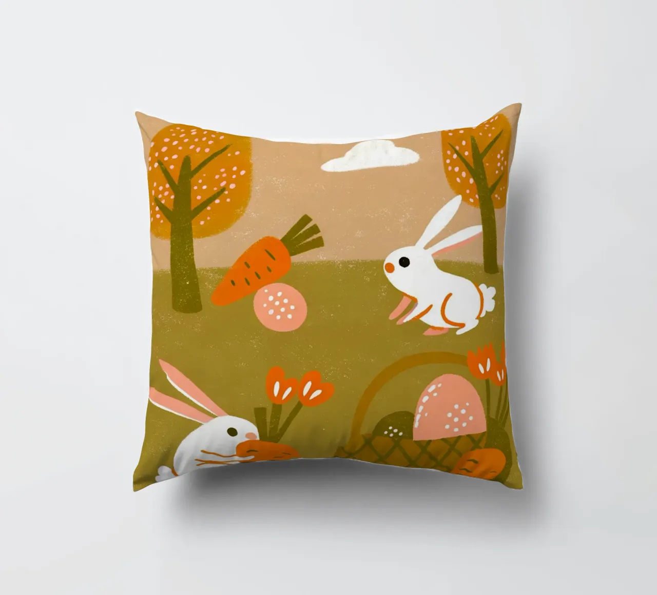 Coniglio e Wartel Retro Pop cuscino da THE LATEST SHOP
