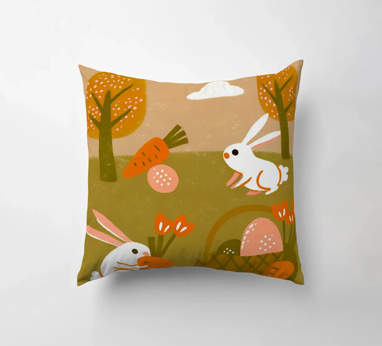 Coniglio e Wartel Retro Pop cuscino da THE LATEST SHOP