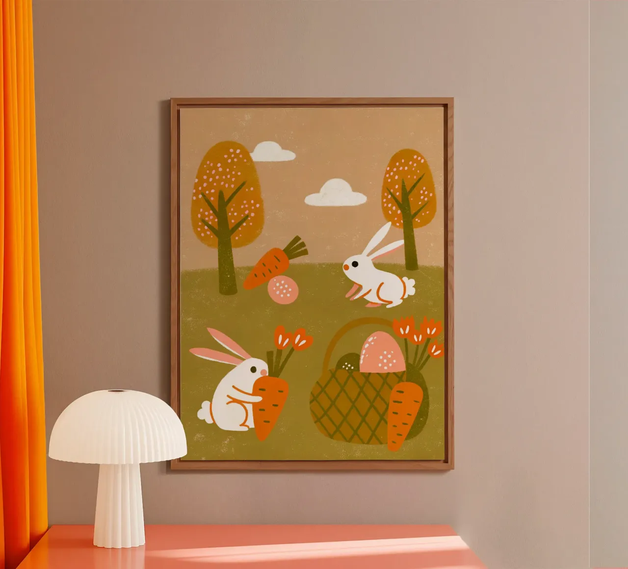 Coniglio e Wartel Retro Pop alluminio dibond da THE LATEST SHOP