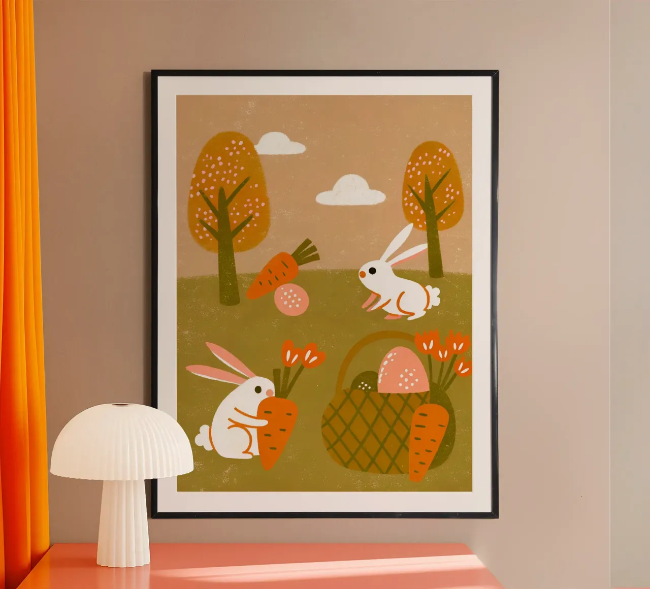 Coniglio e Wartel Retro Pop carta hahnemühle da THE LATEST SHOP