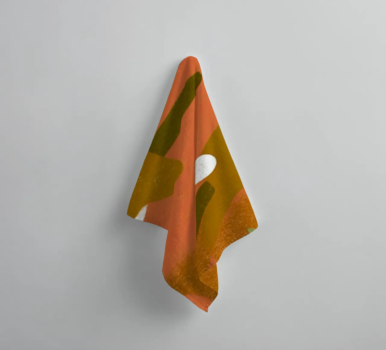 Rabbit Playing Retro Pop towel by THE LATEST SHOP