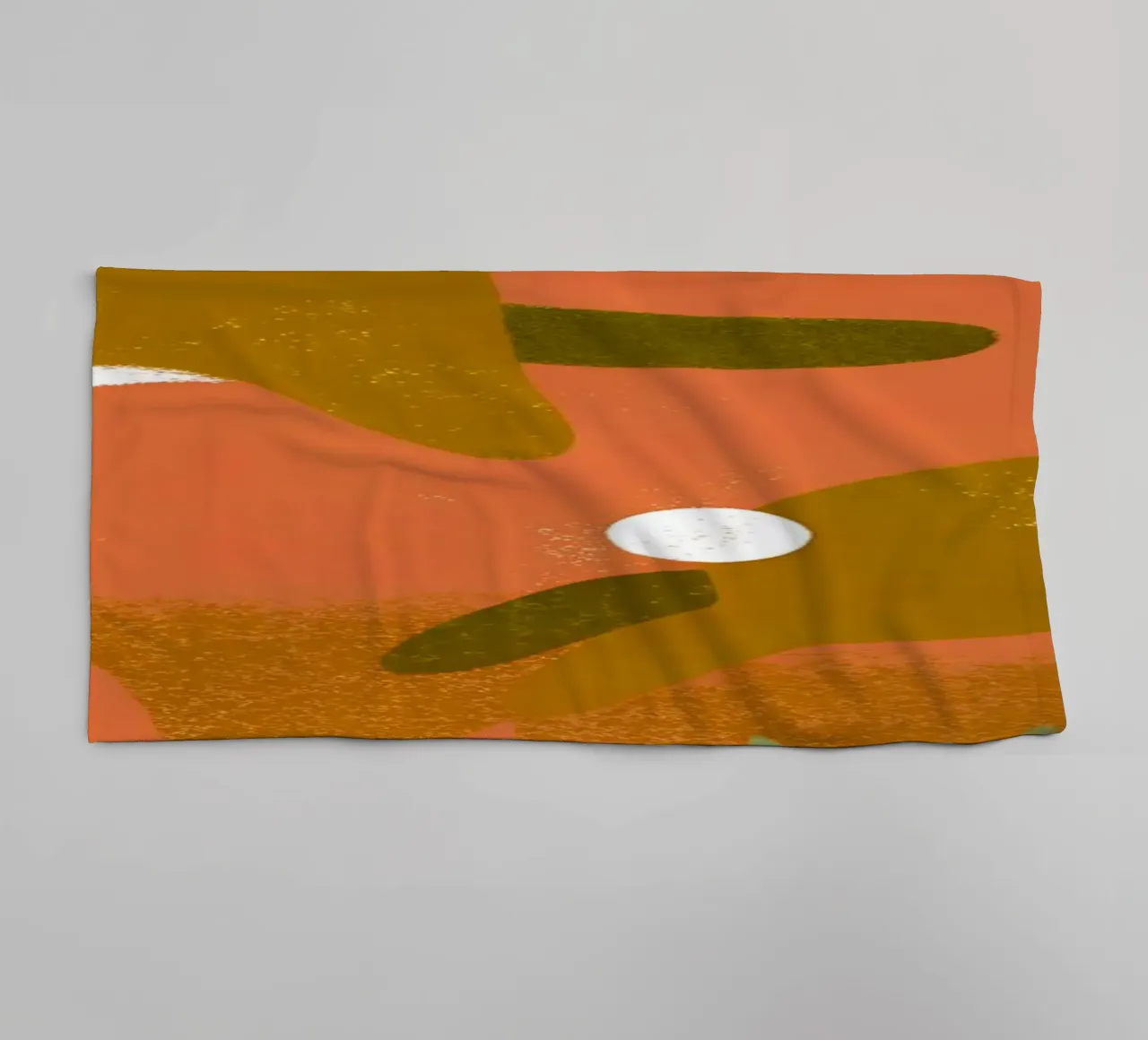 Rabbit Playing Retro Pop towel by THE LATEST SHOP