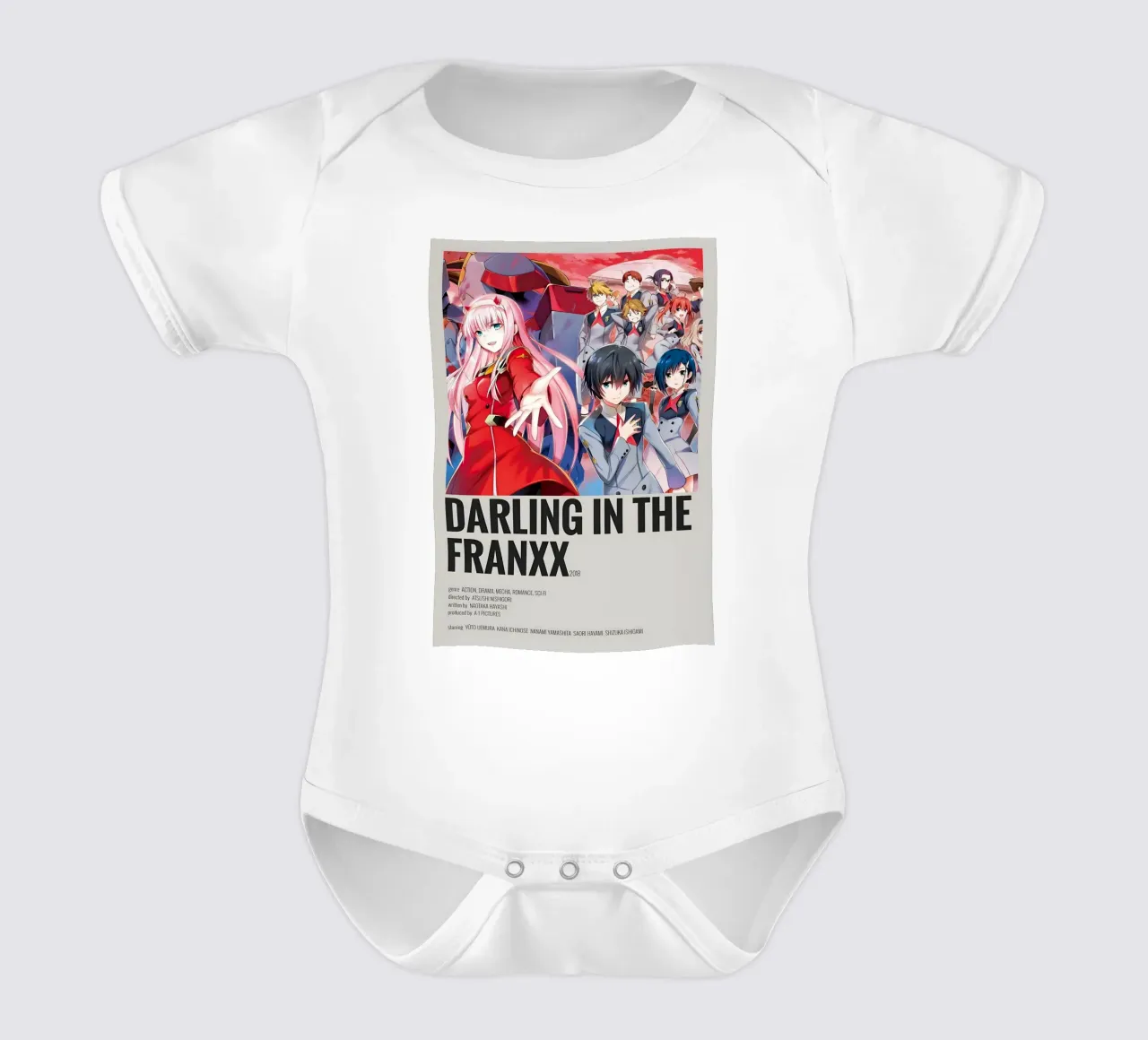 DARLING IN THE FRANXX 2018 body neonato maniche corte da Totoya