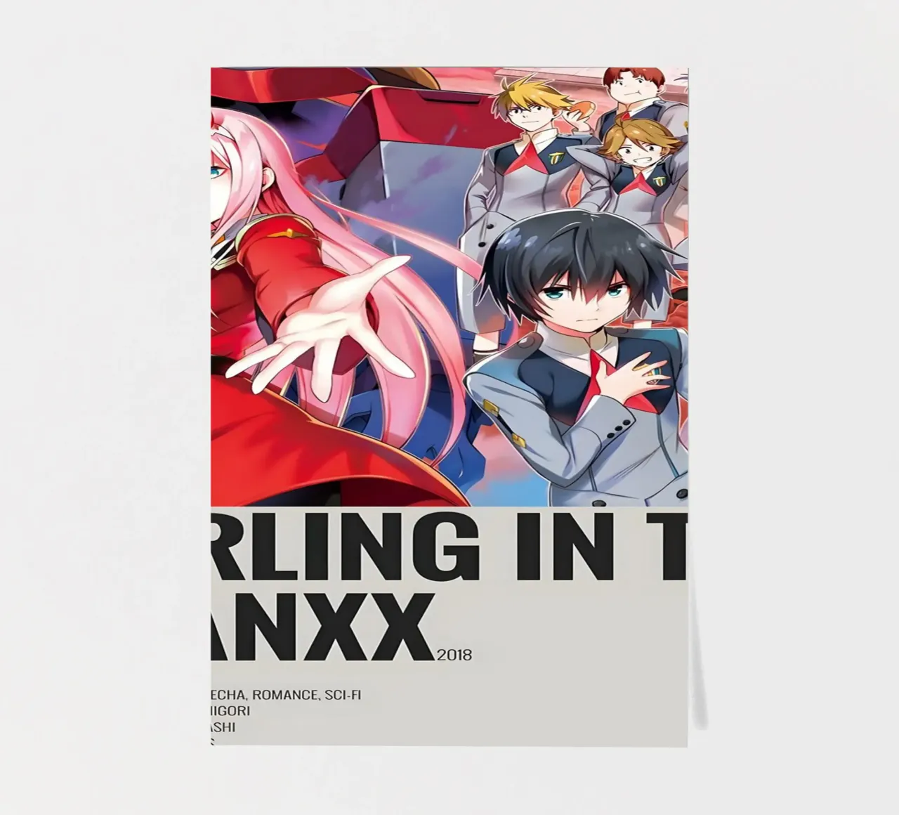 DARLING IN THE FRANXX 2018 planche autocollant de Totoya