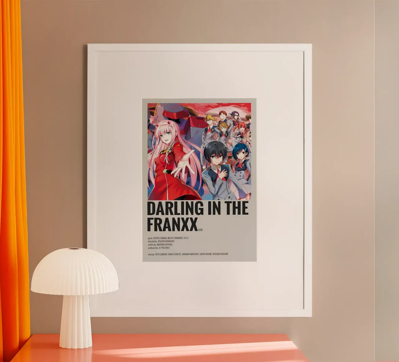 DARLING IN THE FRANXX 2018 poster da Totoya