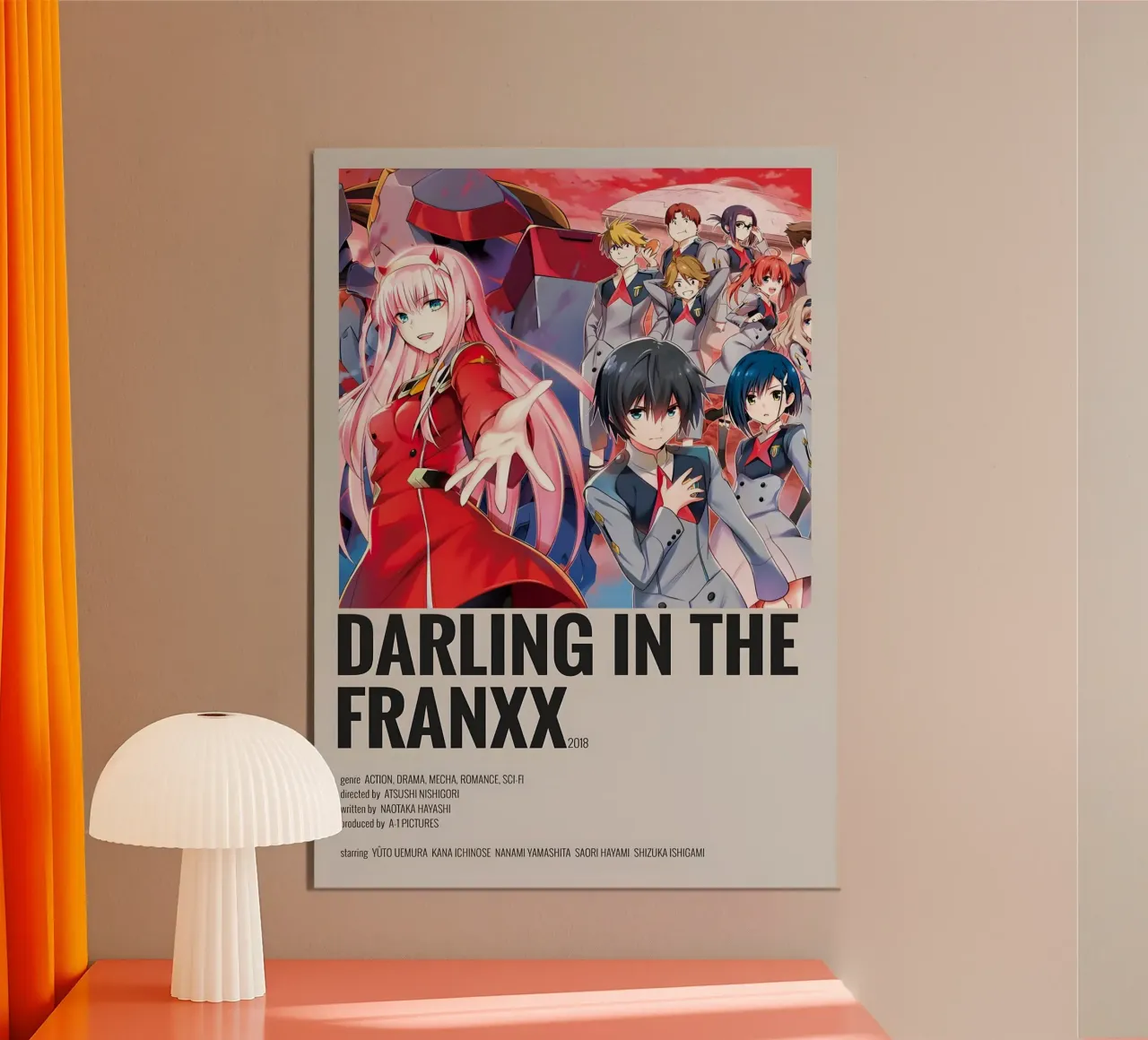 DARLING IN THE FRANXX 2018 poster da Totoya