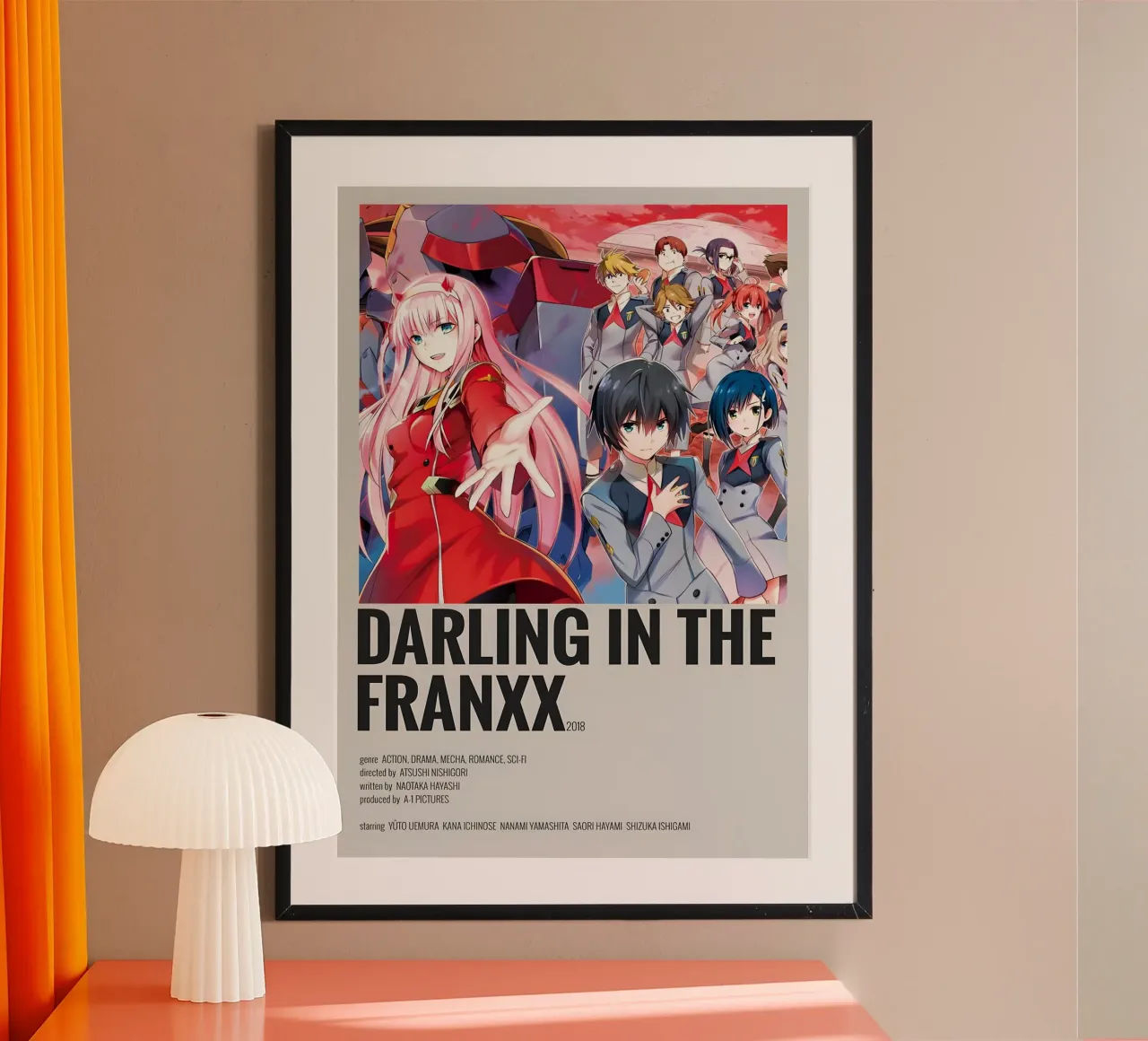 DARLING IN THE FRANXX 2018 poster da Totoya