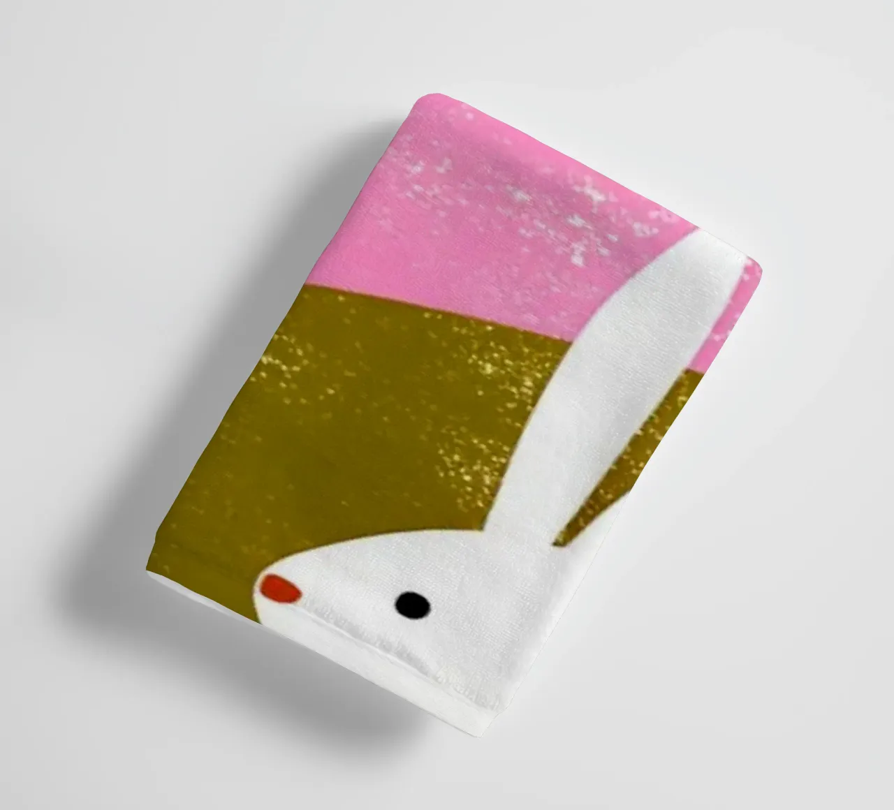 Rabbit Playing Retro Pop towel by THE LATEST SHOP