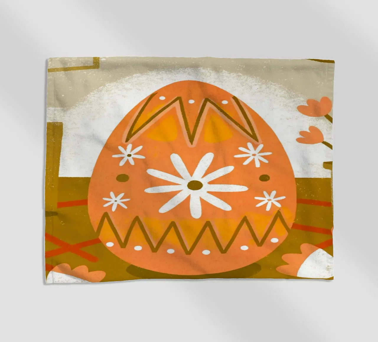 Retro Pop Easter Eggs beach towel by THE LATEST SHOP