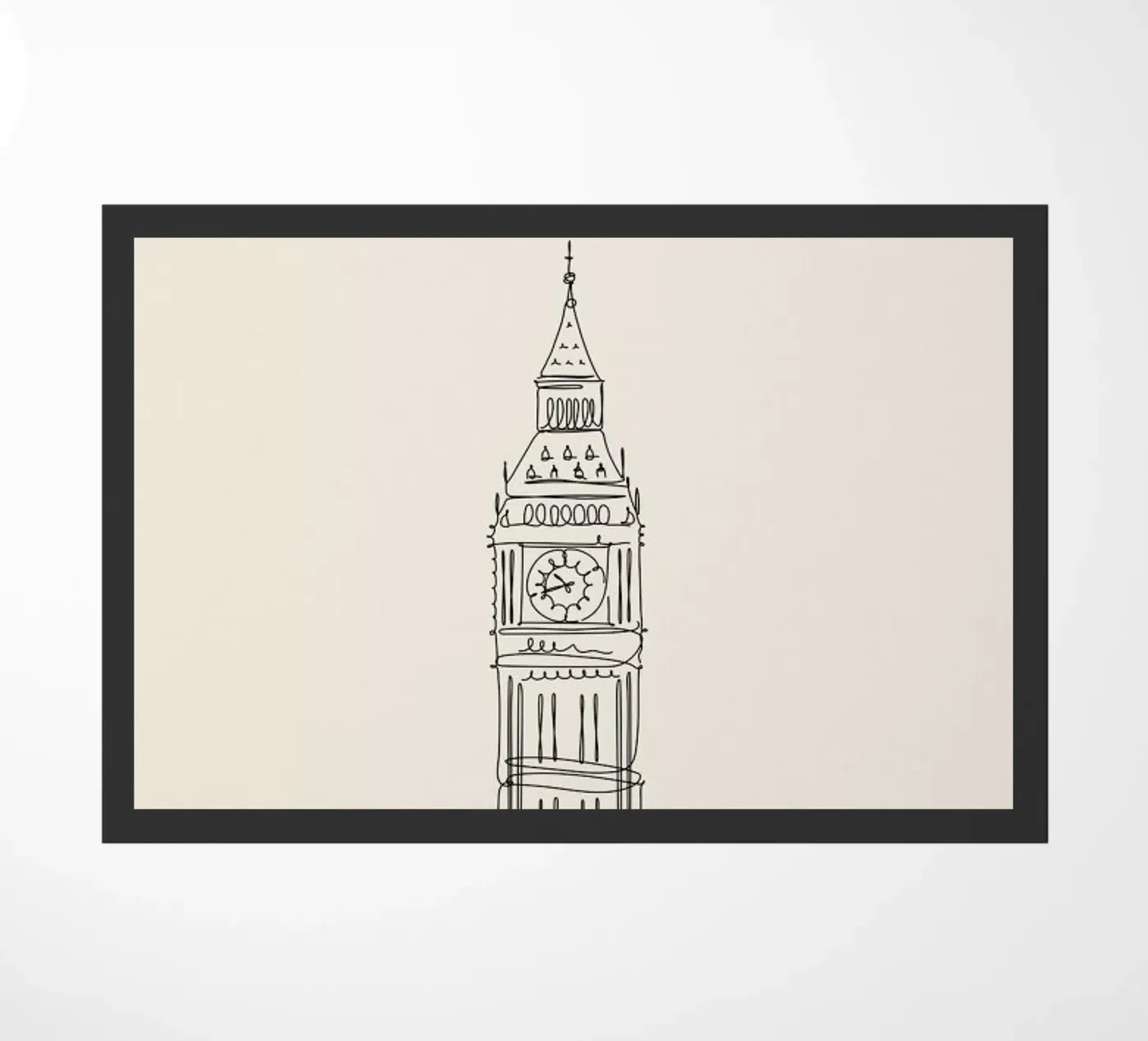 London doormat by The Cartography Collection