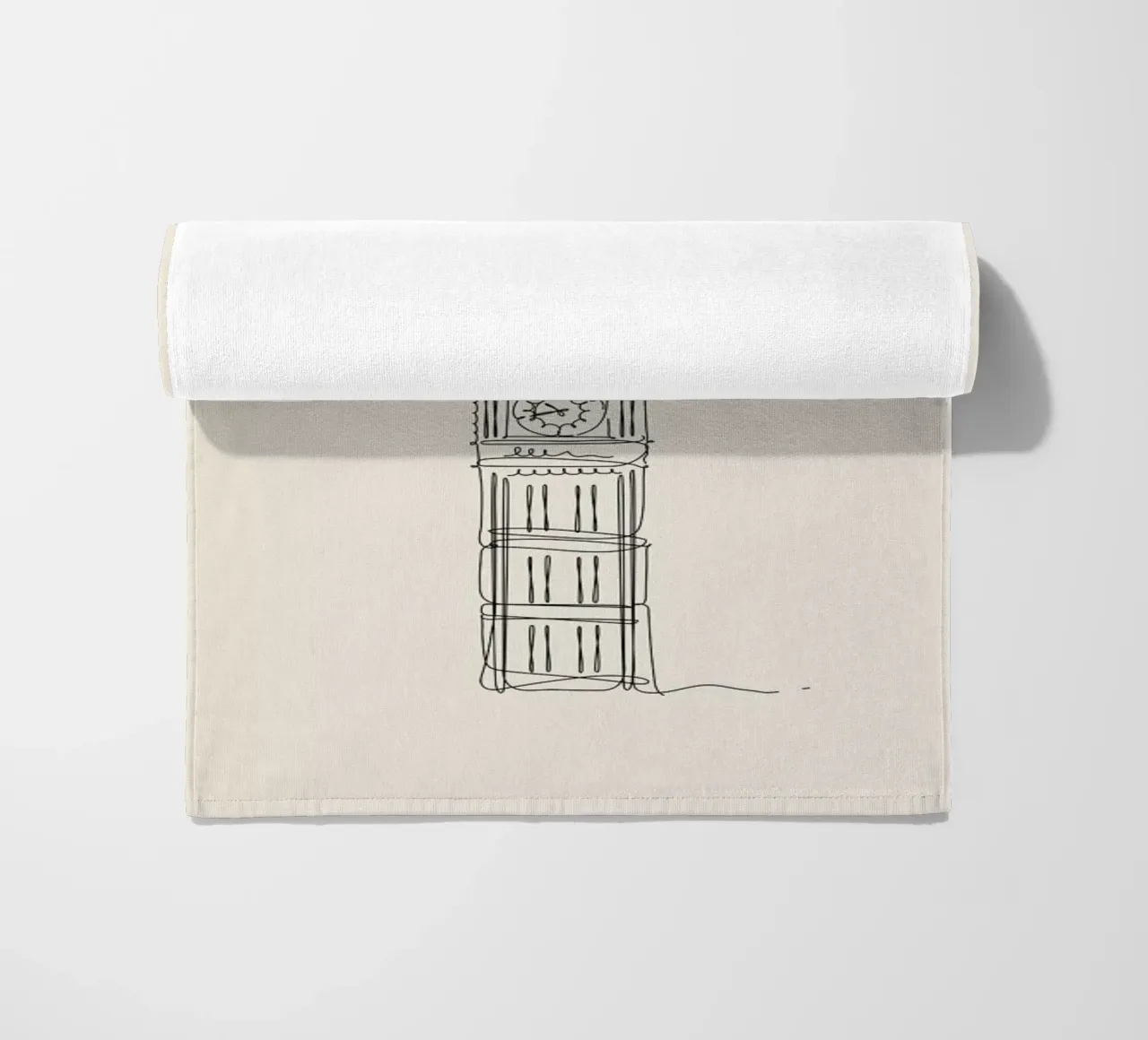 London beach towel by The Cartography Collection