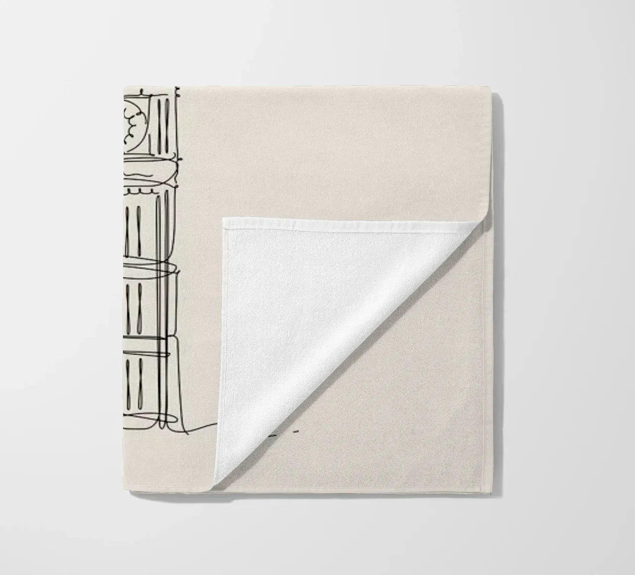 London beach towel by The Cartography Collection