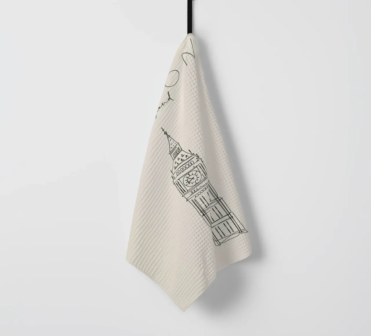 London tea towel by The Cartography Collection