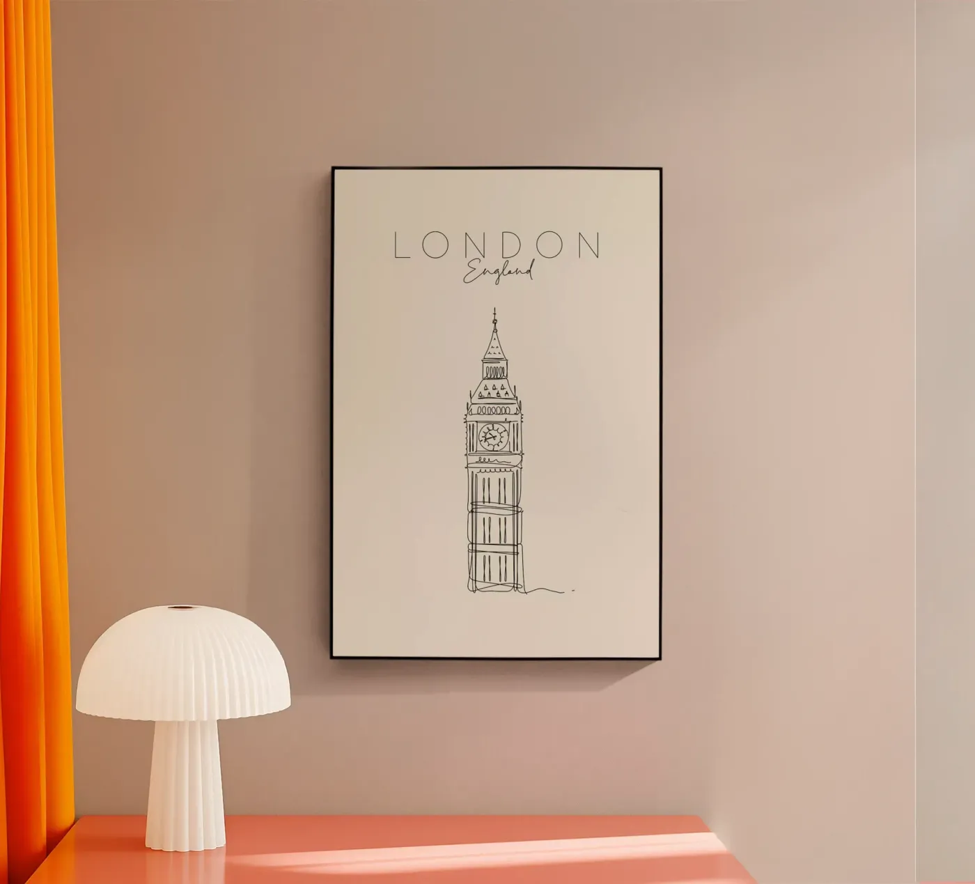 London plexiglass da The Cartography Collection