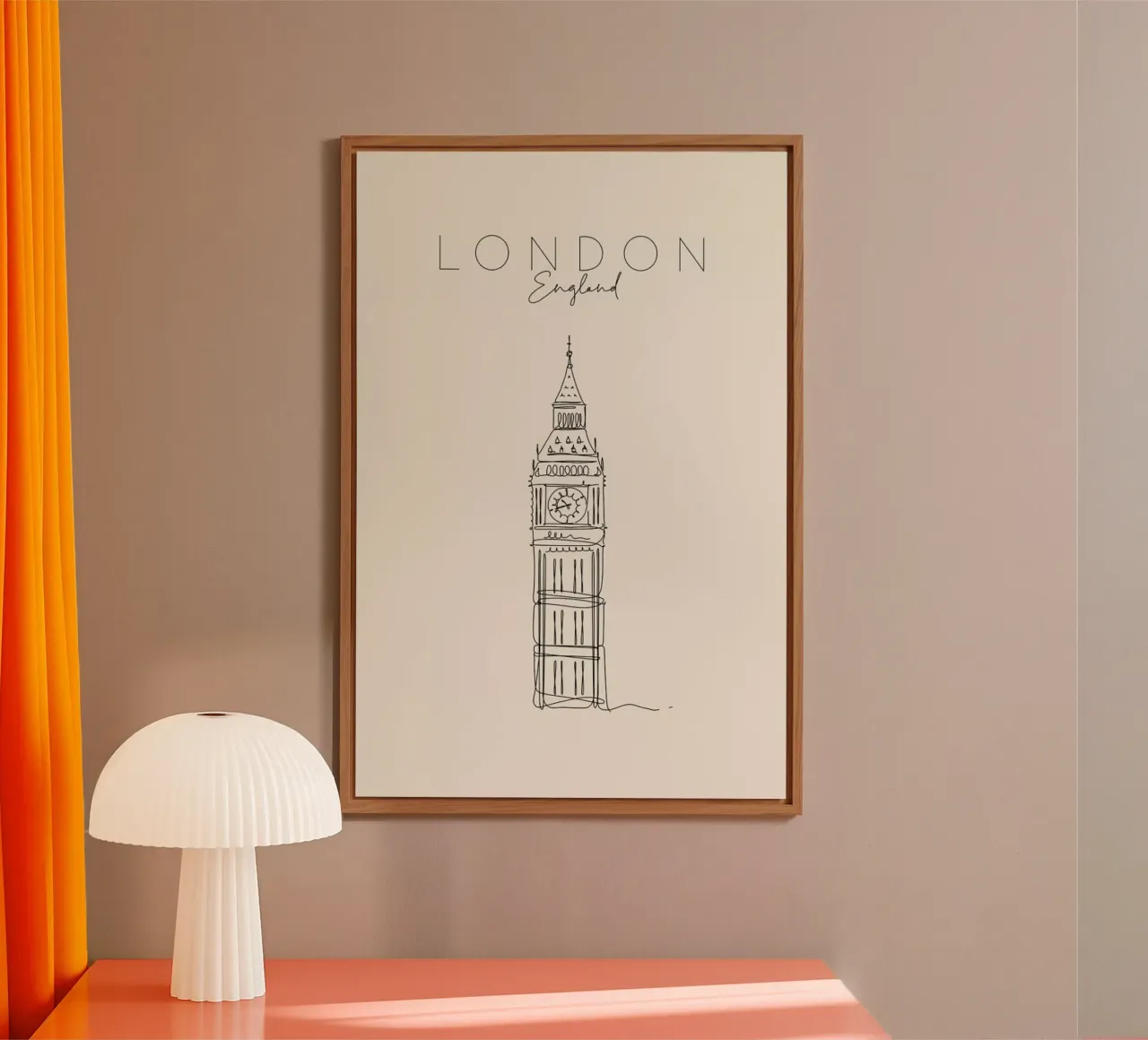 London alu-dibond by The Cartography Collection
