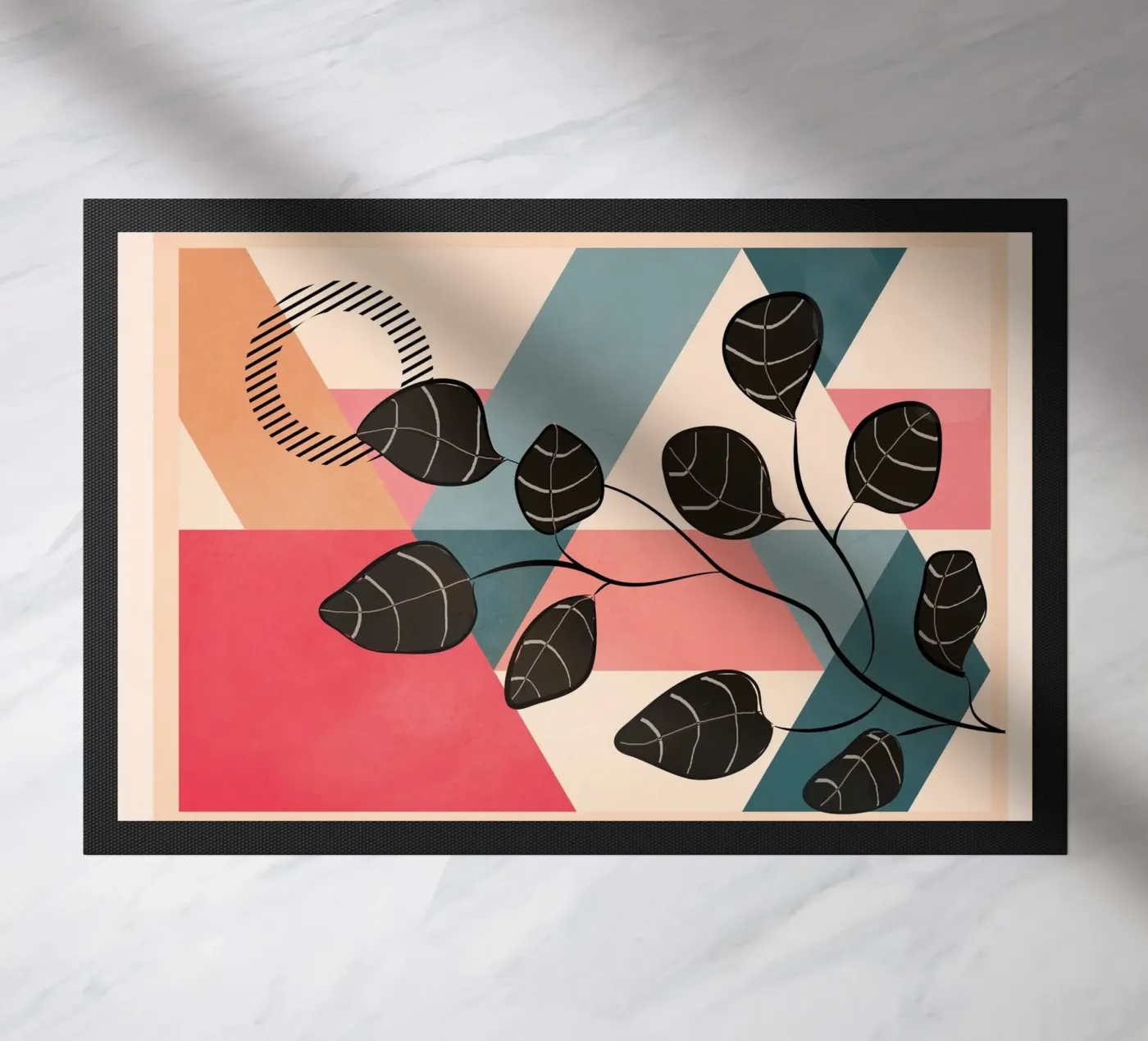 Tropical Geometry 3 doormat by cityart