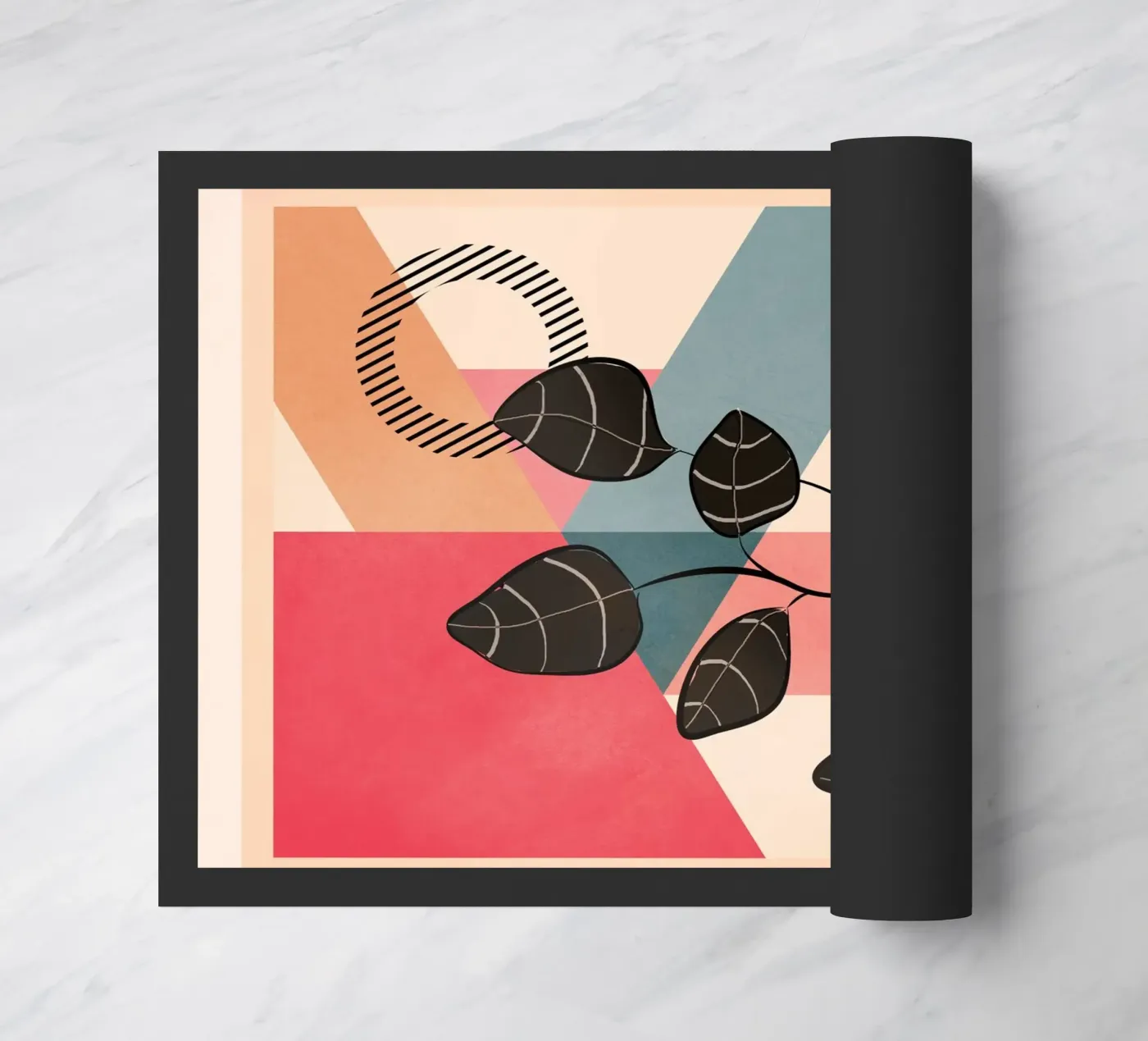 Tropical Geometry 3 doormat by cityart