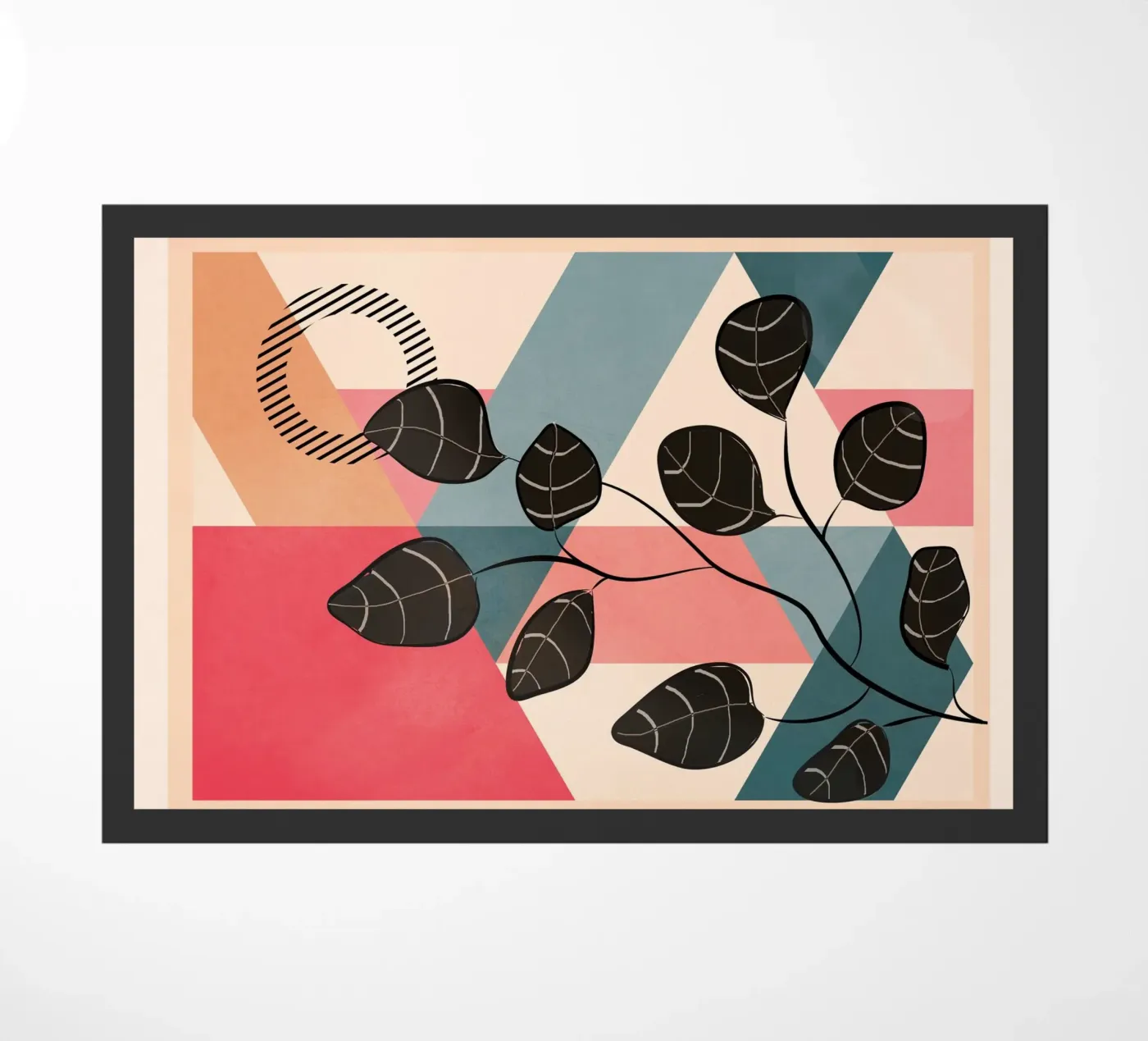 Tropical Geometry 3 doormat by cityart