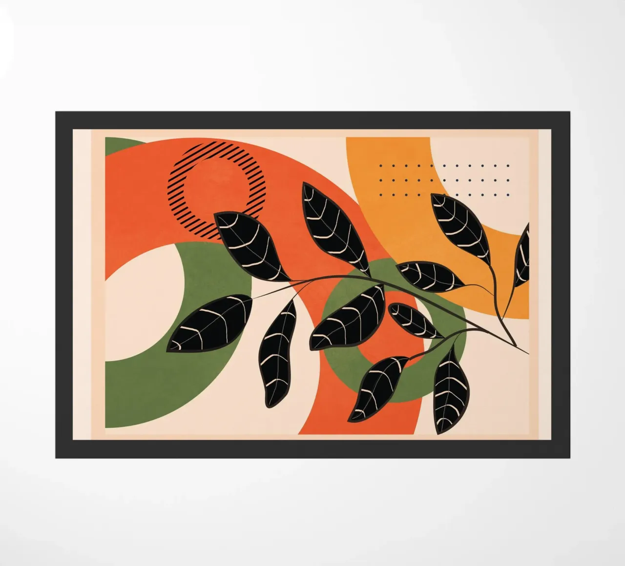 Tropical Geometry 4 doormat by cityart