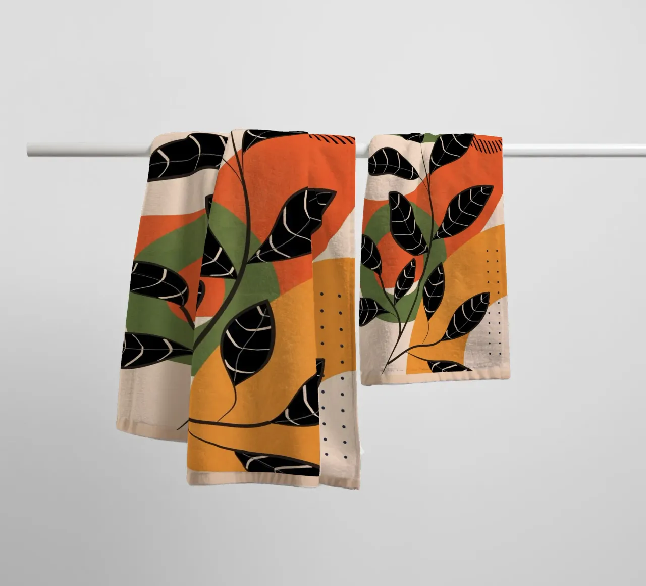 Tropical Geometry 4 towel by cityart