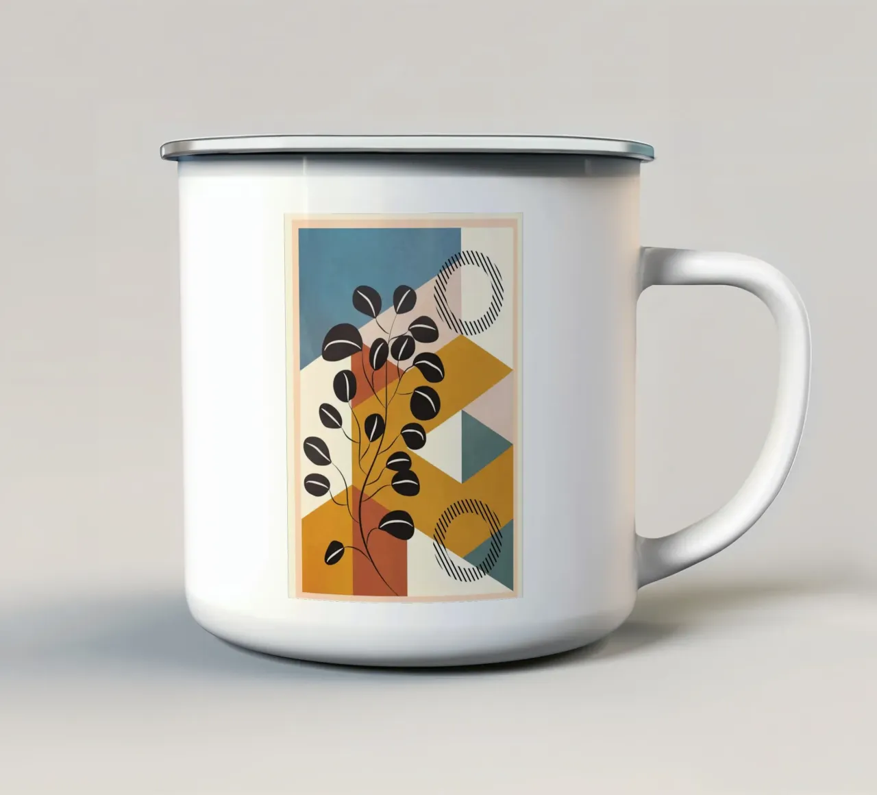Tropical Geometry 5 tazza in smalto da cityart