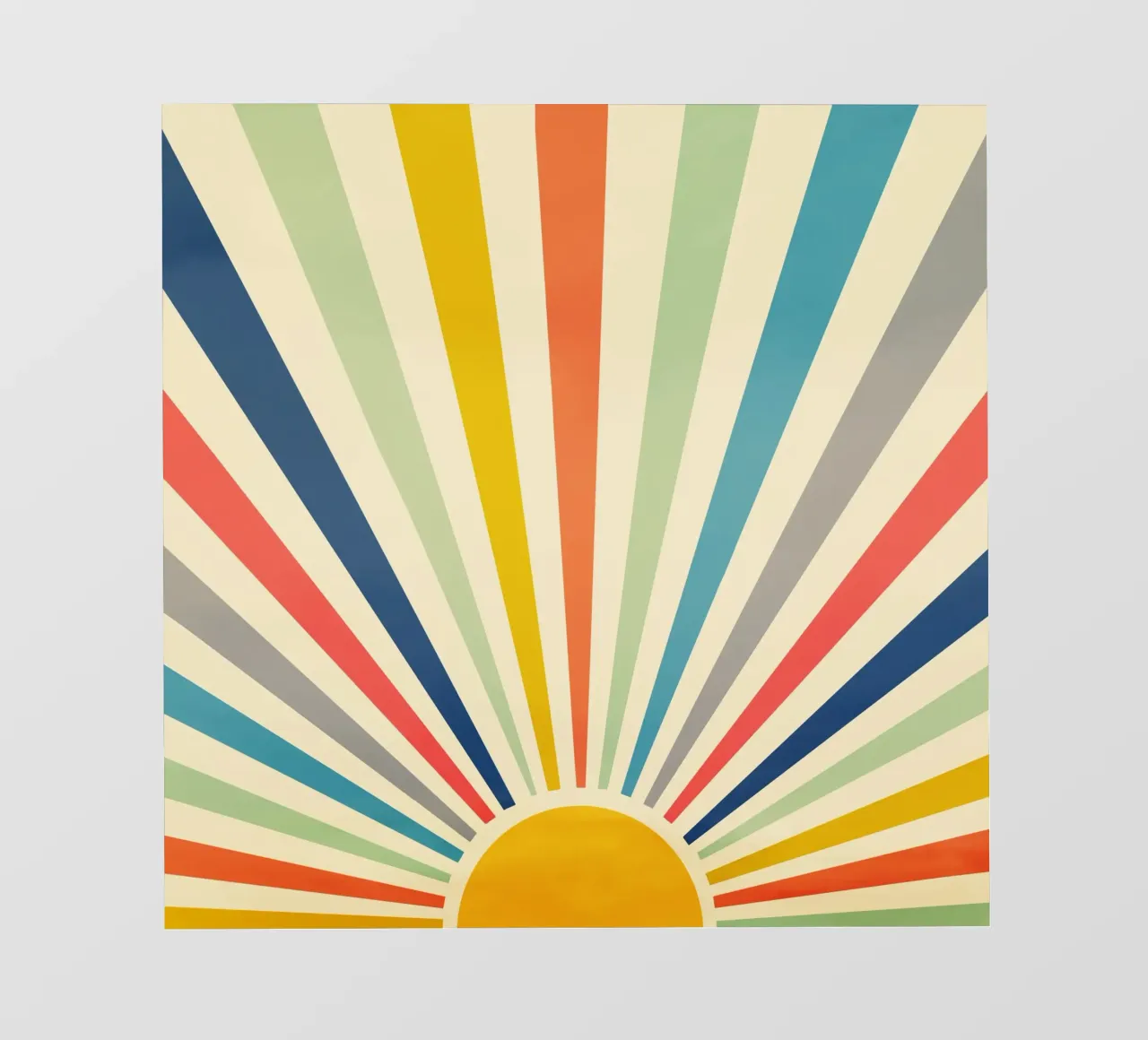 Sun Retro Art III telo in pvc da Nadjaa