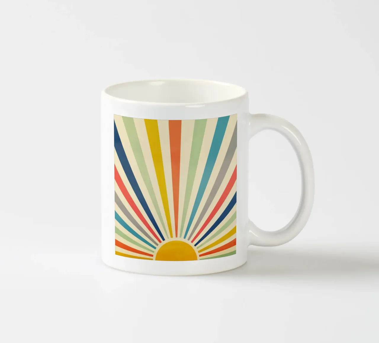 Sun Retro Art III tazza in ceramica da Nadjaa