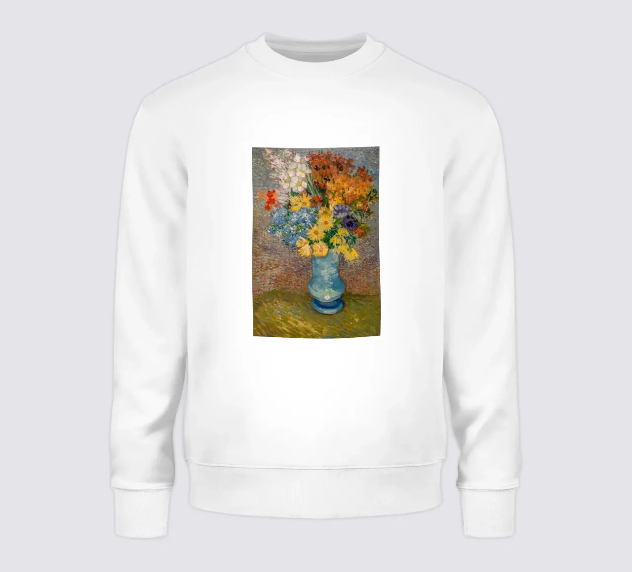 van Gogh, margherite e anemoni felpa da Carinaprint