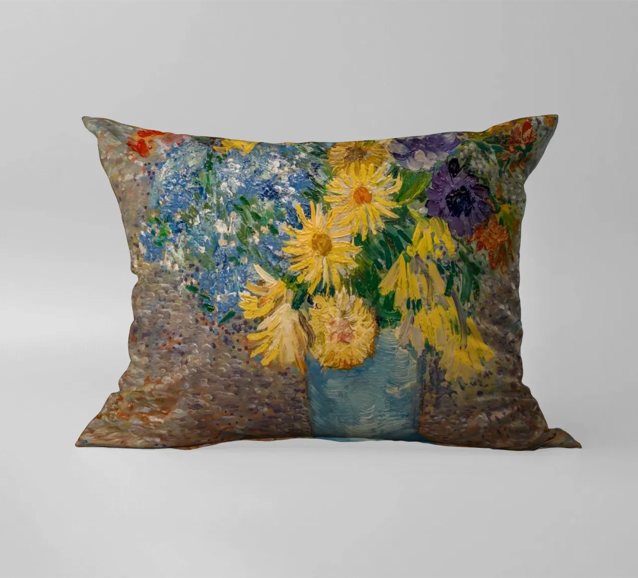 van Gogh, margherite e anemoni cuscino da Carinaprint