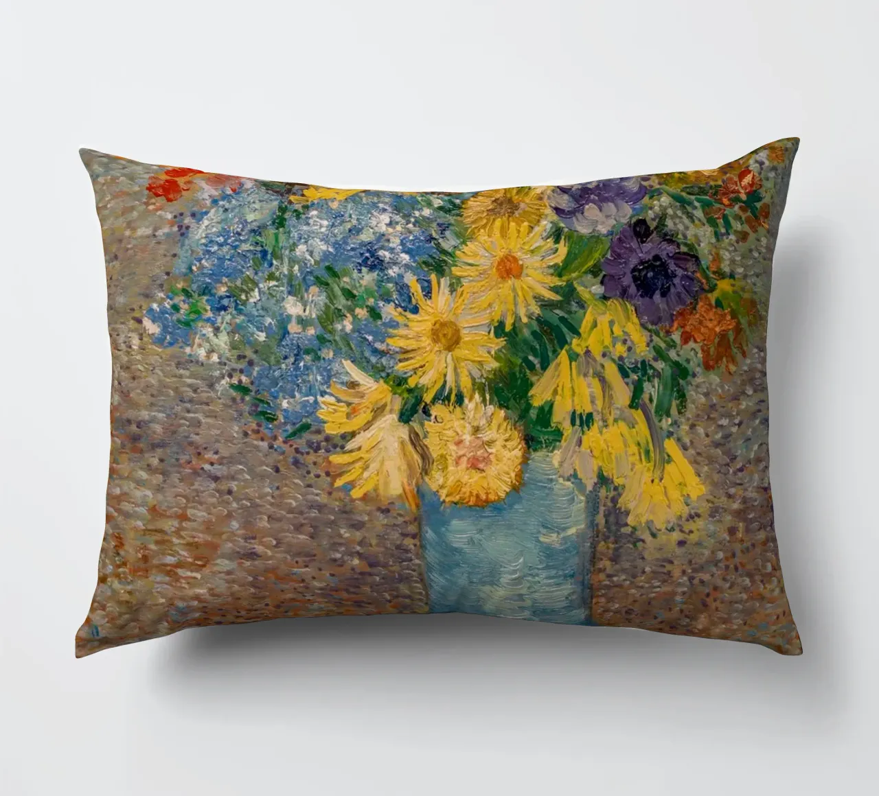 van Gogh, margherite e anemoni cuscino da Carinaprint