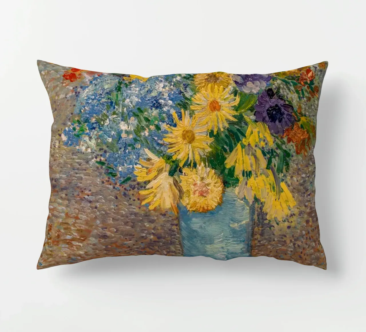 van Gogh, margherite e anemoni cuscino da Carinaprint