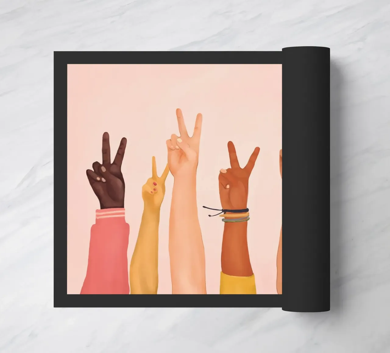 Peace deurmat van Nadjaa