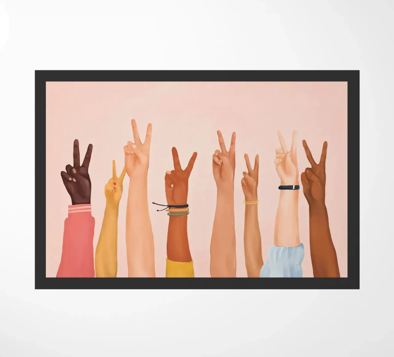 Peace deurmat van Nadjaa