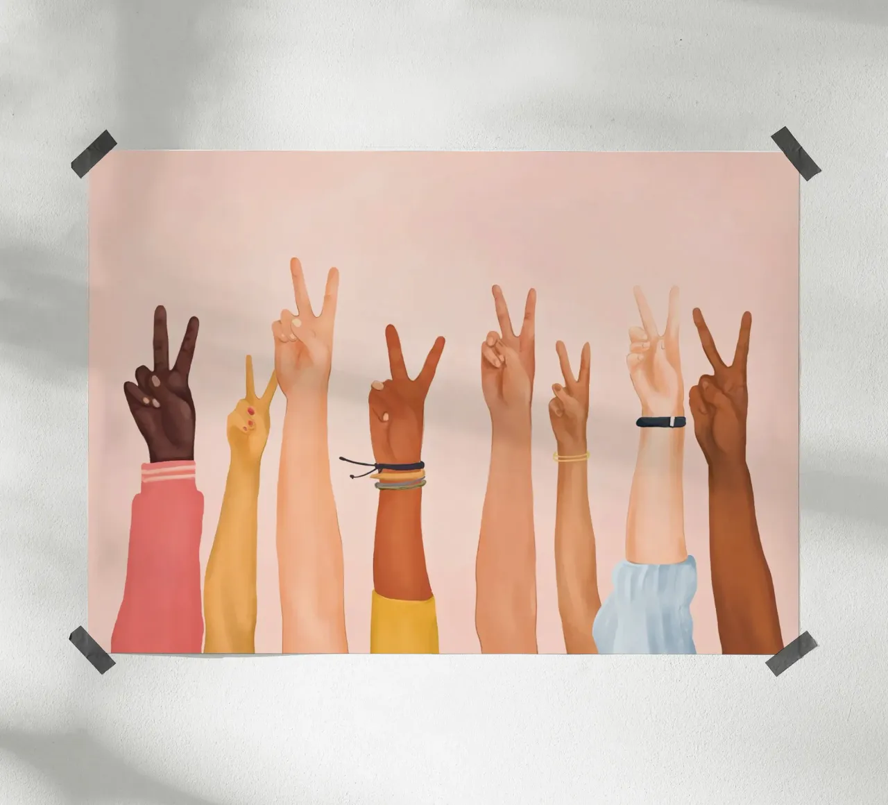 Peace poster da Nadjaa