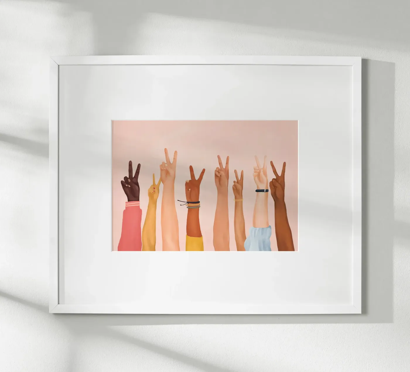 Peace poster van Nadjaa