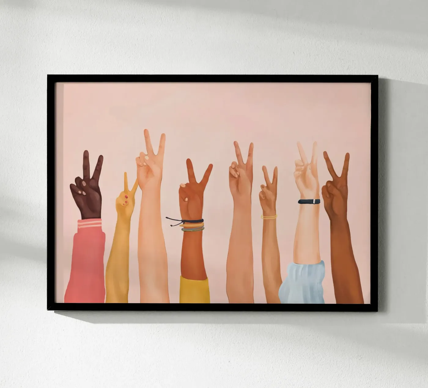 Peace poster van Nadjaa