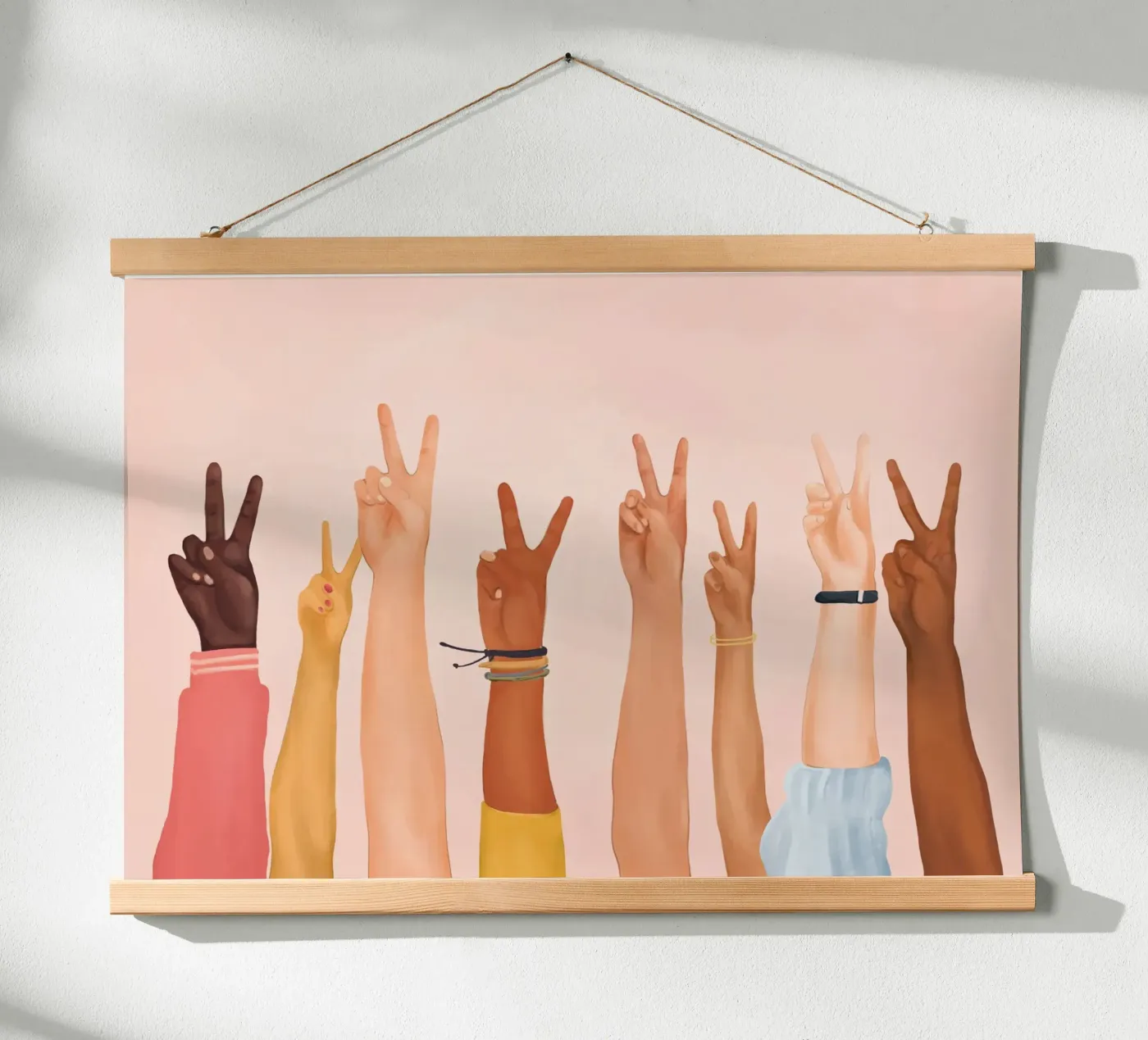 Peace poster van Nadjaa