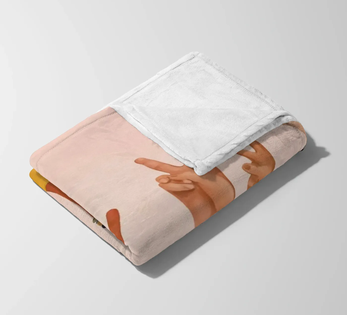 Peace Fleecedecke von Nadjaa