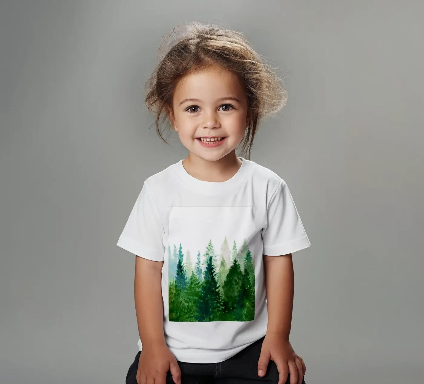 Pine Trees 2 t-shirt bambini da Nadjaa