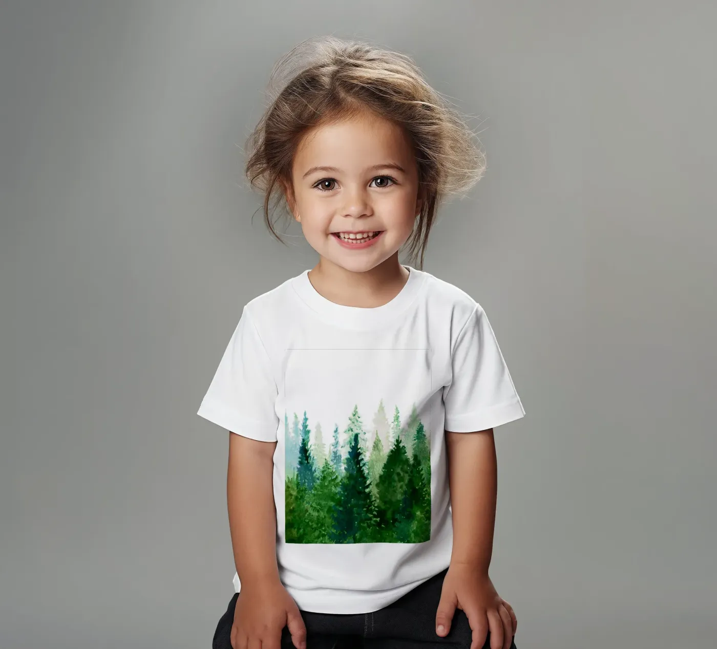 Pine Trees 2 t-shirt bambini da Nadjaa