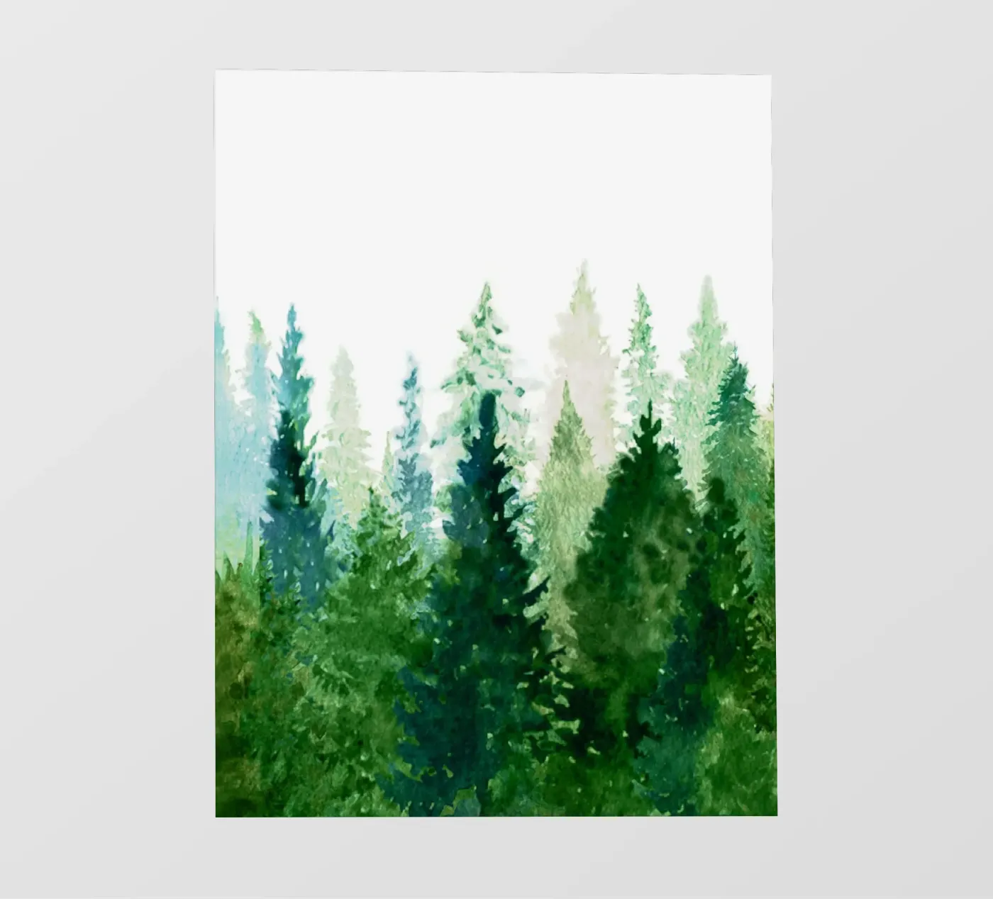 Pine Trees 2 fotobehang van Nadjaa