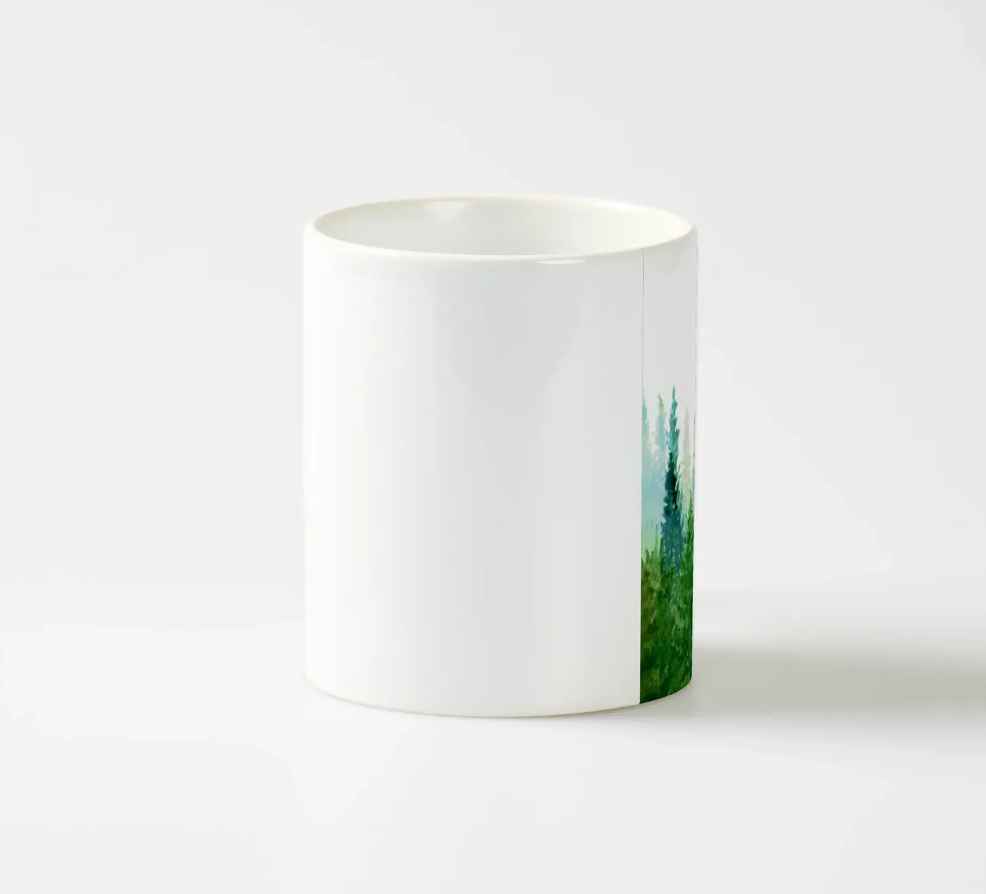 Pine Trees 2 ceramic mug by Nadjaa