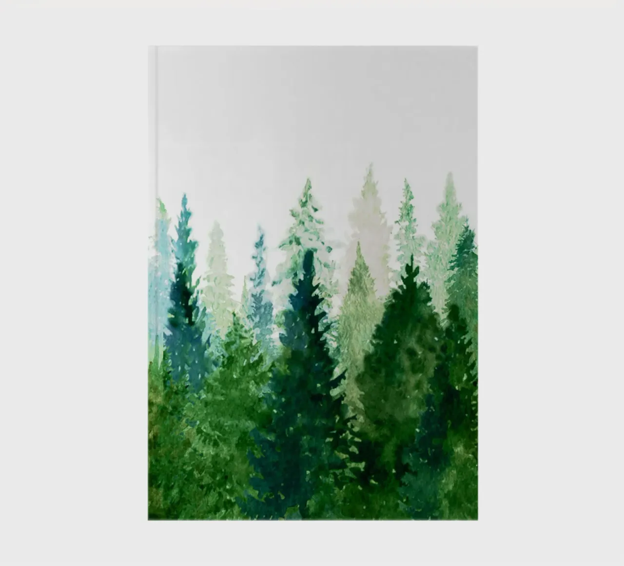 Pine Trees 2 notebook by Nadjaa
