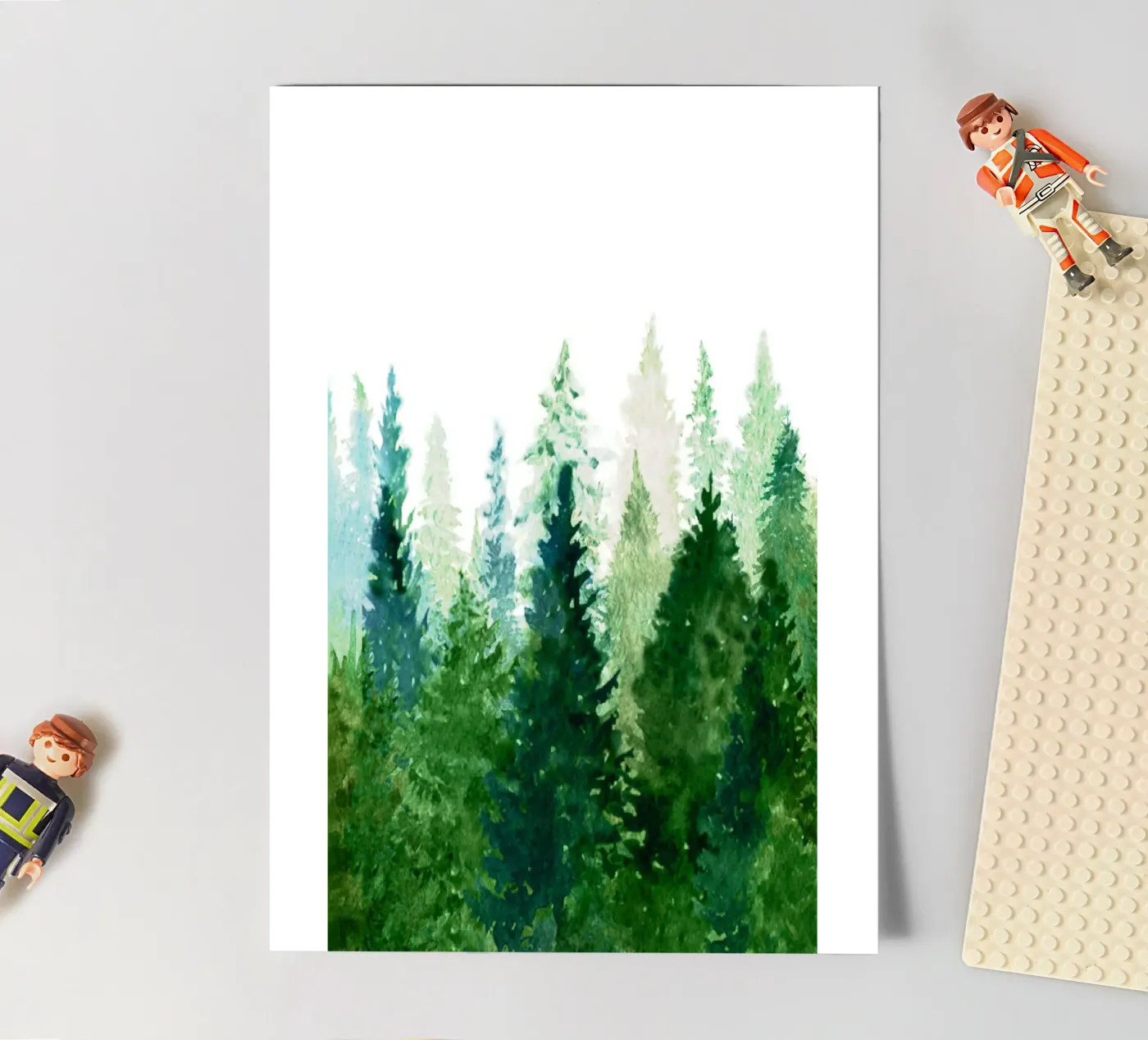 Pine Trees 2 sticker sheet by Nadjaa