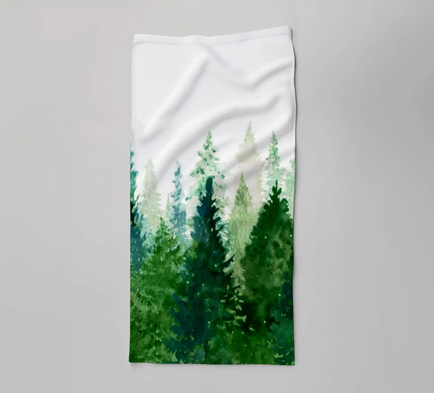 Pine Trees 2 badhanddoek van Nadjaa